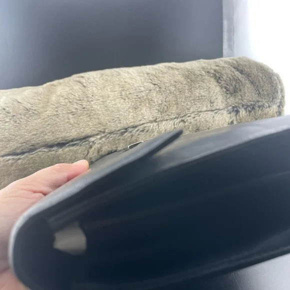 Salvatore Ferragamo Black Leather Wristlet - Picture 7 of 13